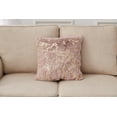 thumbnail image 1 of Agnes Luxury Chinchilla Faux Fur Gilded Pillow (18 In. x 18 In.), 1 of 5