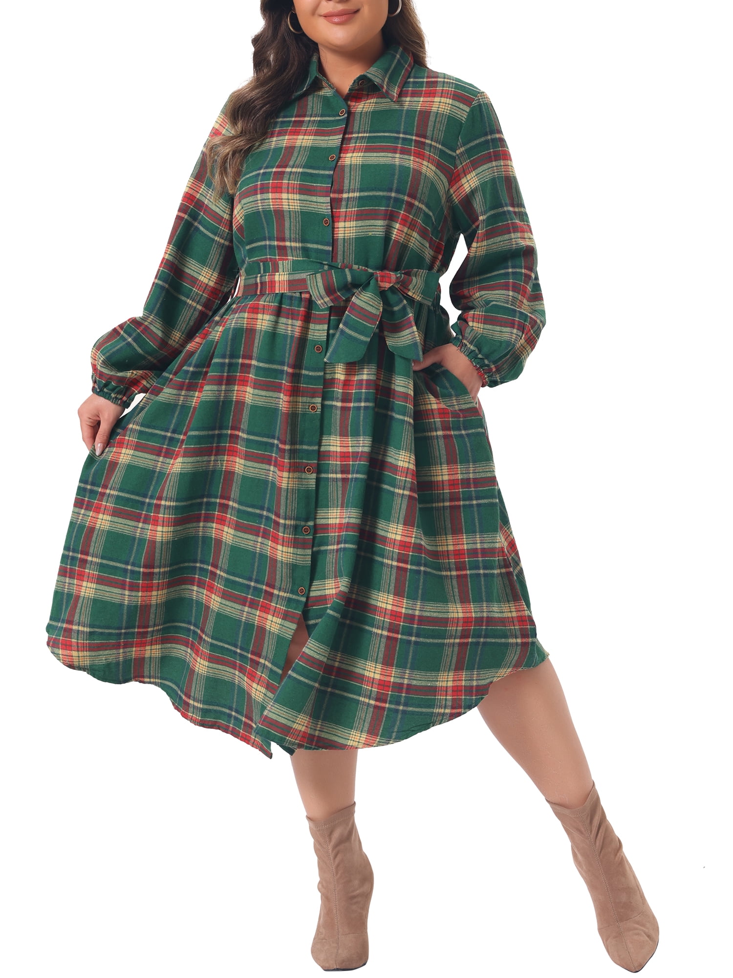 formal dresses for women long sleeve Ever-Pretty Plus Size Empire Waist A-Line V-Neck Holiday Dress with Lantern Sleeves Used Callaway Mens Golf 0625 Size 0-28:20 None Embellishment