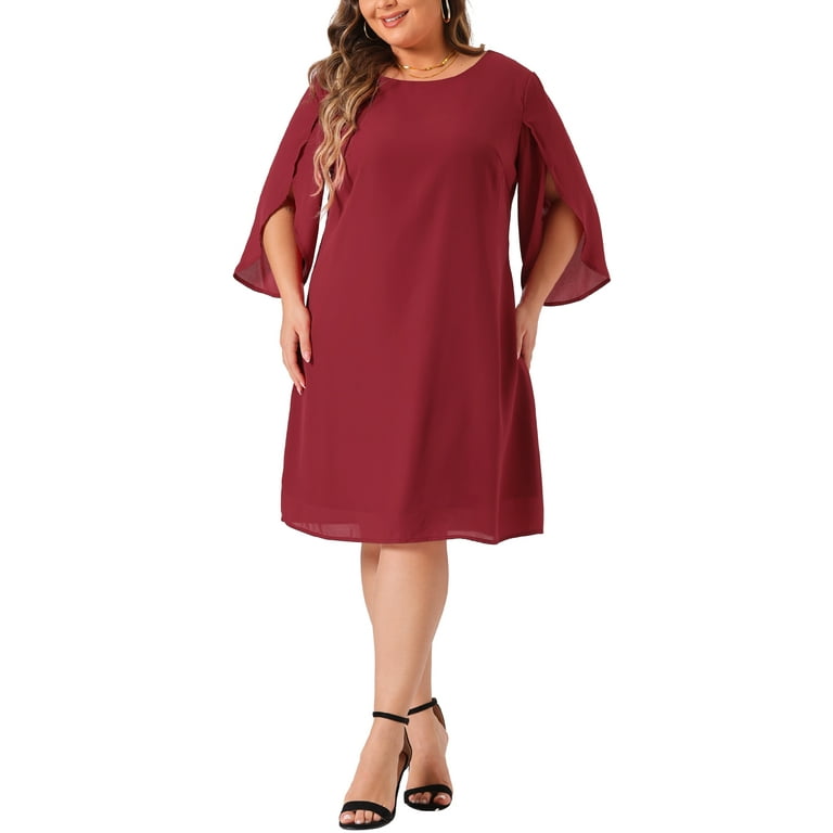 New O-Neck Chiffon Stitching Cropped Sleeve Dress New O-Neck Chiffon Stitching Cropped Sleeve Dress