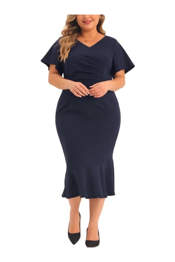 Plus Size Dresses in Womens Plus