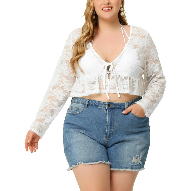 Sheer white clearance shrug