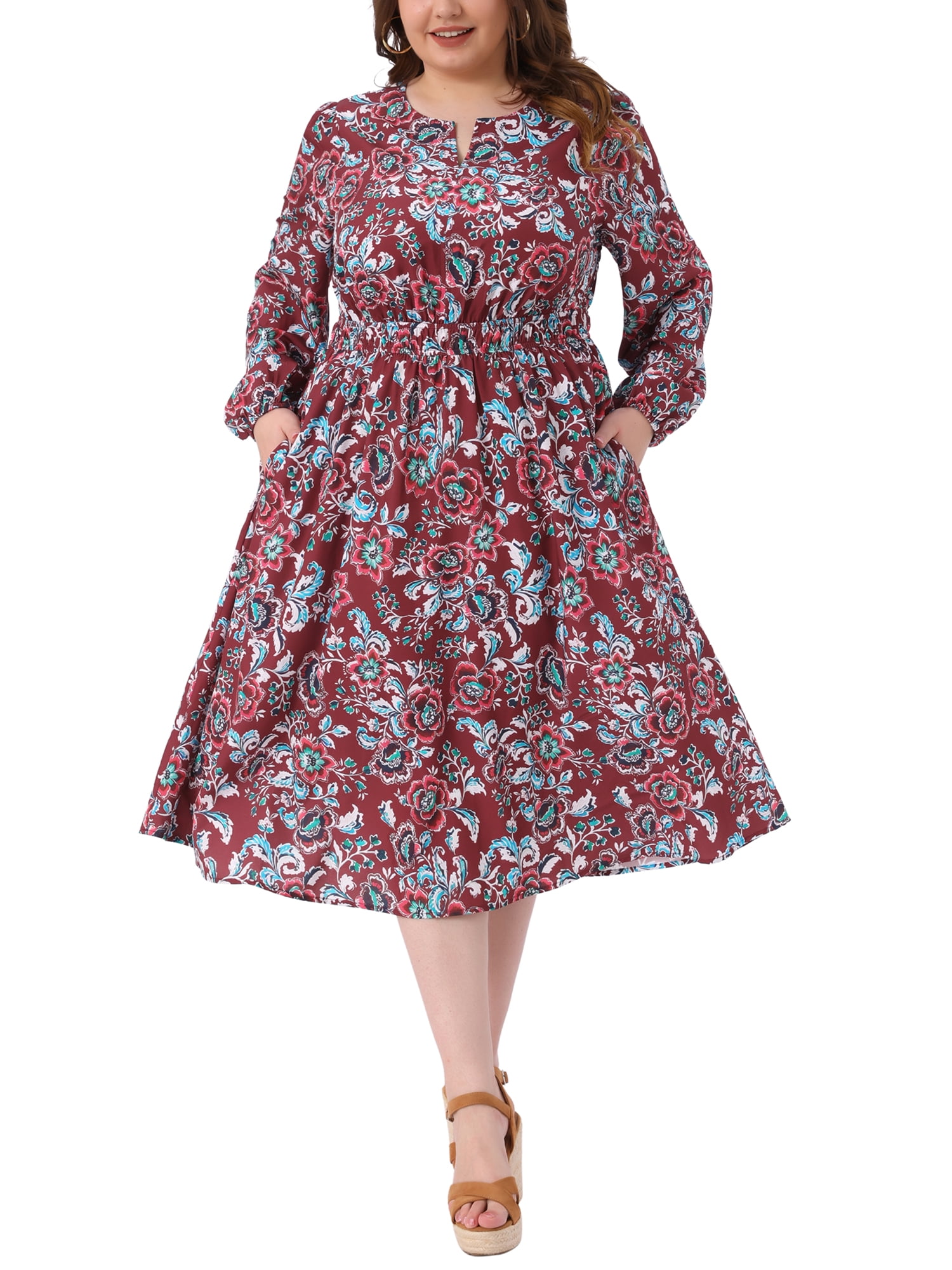 plus size burgundy floral dress Burgundy mother of the bride dress | Lace formal dresses