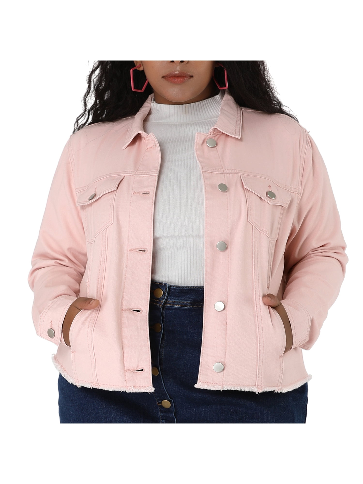 Pink color denim jacket for girls/ Girls pink jacket/ Girls stylish jacket/kids  jacket/ under 299
