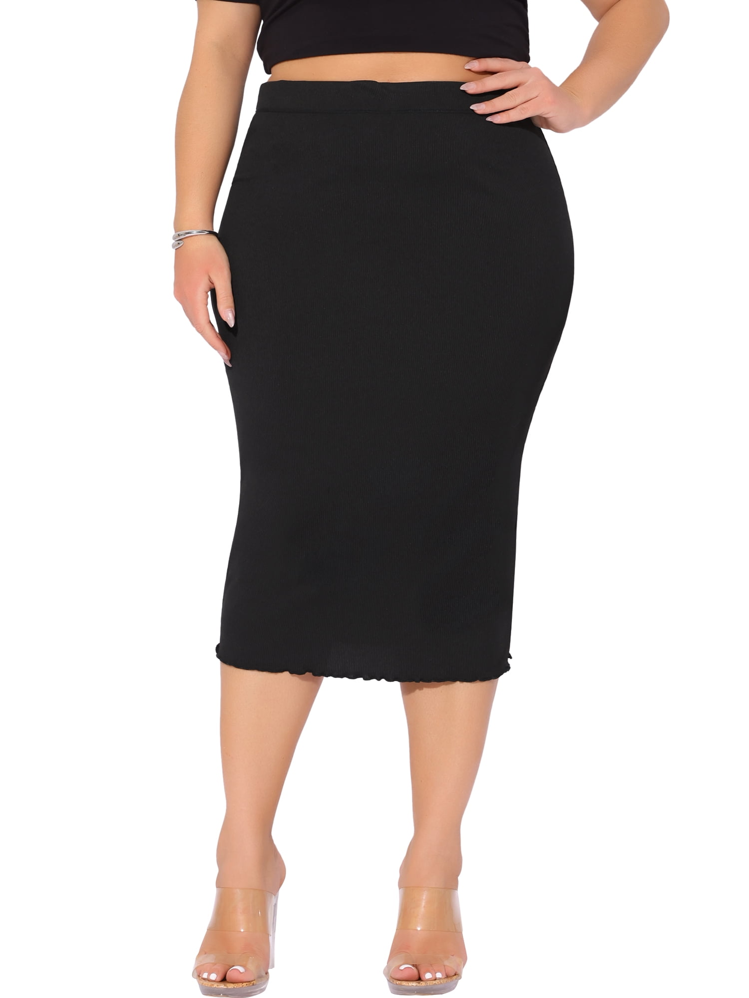 Agnès b. Pleated Skirt | Black | TW