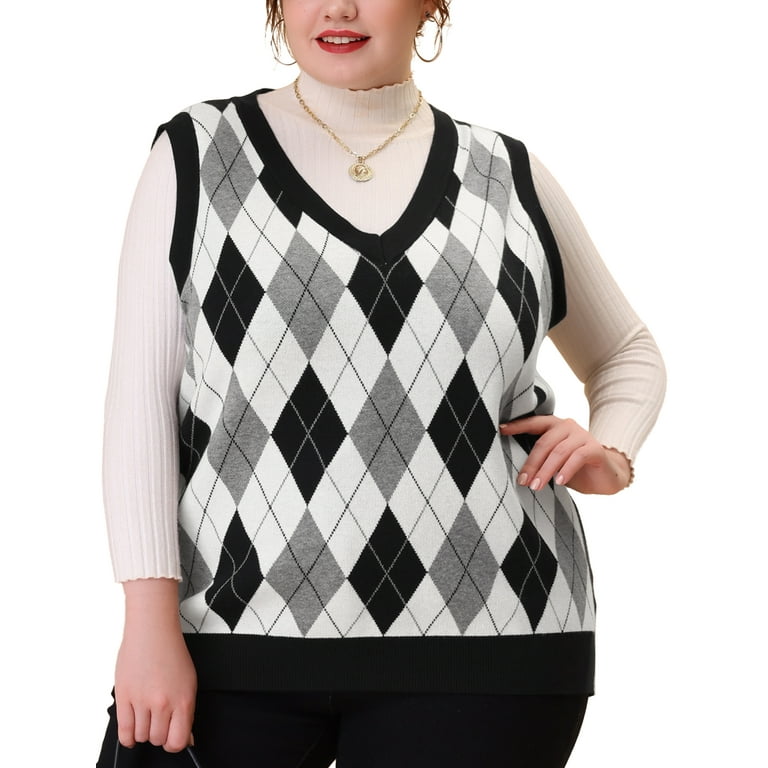 Womens plus sweater on sale vest