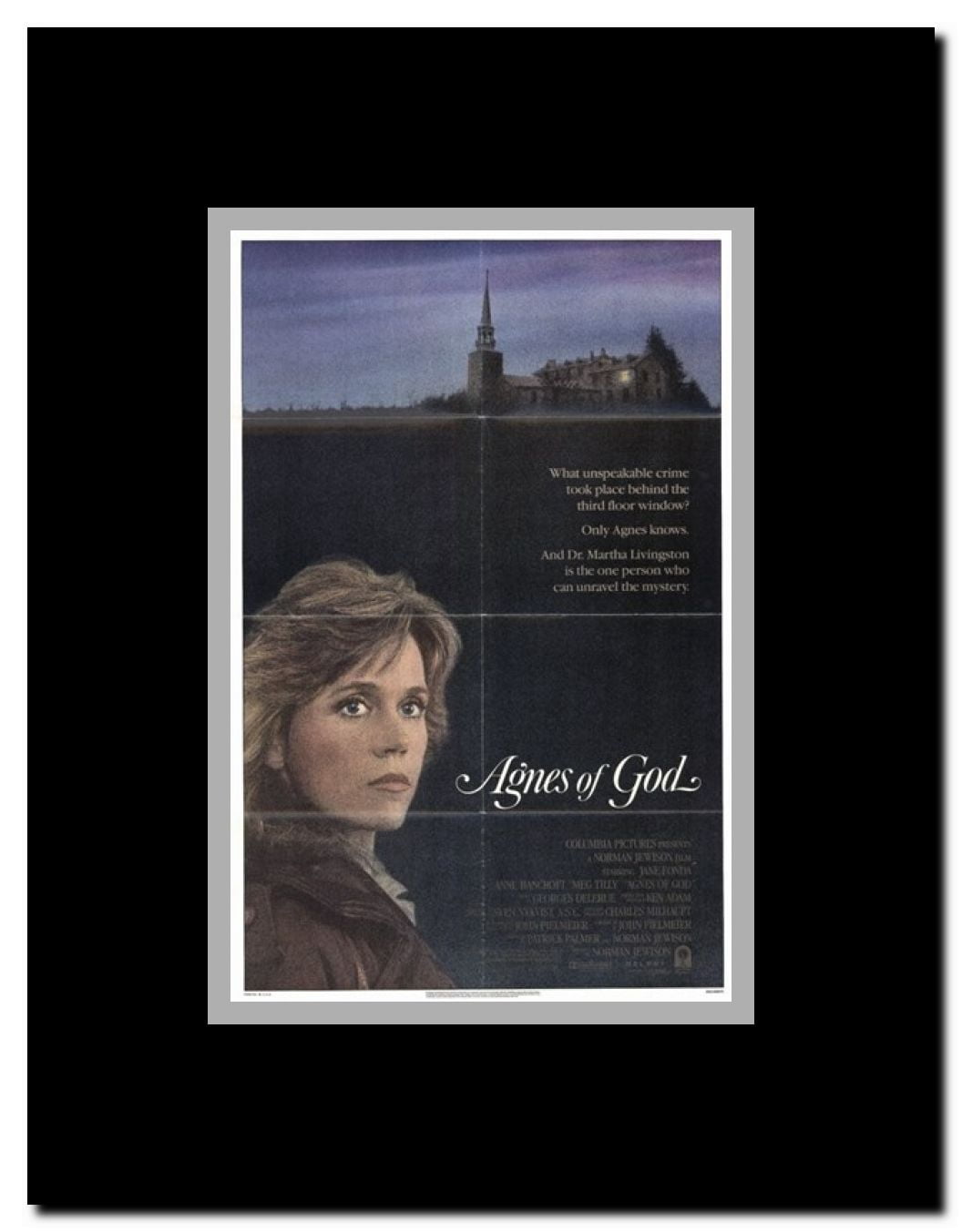 Agnes of God Framed Movie Poster