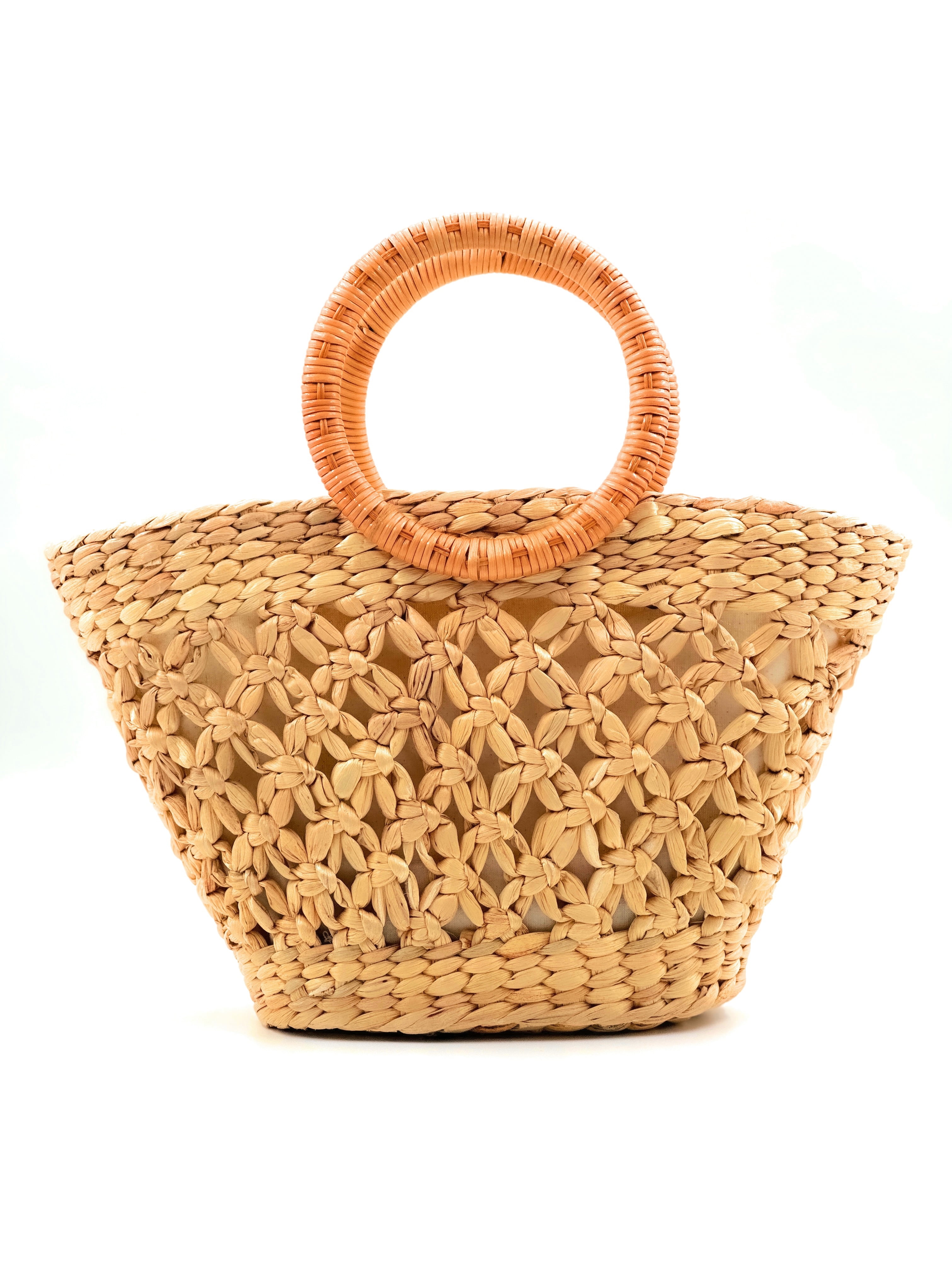 AgnesGP Straw Bag For Women, Crossbody Beach Woven Purse, Handmade Rattan  Purse For Summer