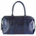 thumbnail image 1 of Agnese Unisex Vintage Leather Handbag, Dark Blue, 1 of 1