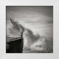thumbnail image 1 of Agniribe 12x12 White Modern Wood Framed Museum Art Print Titled - Braving The Storm, 1 of 4