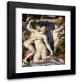 thumbnail image 1 of Agnolo Bronzino 12x14 Black Modern Framed Museum Art Print Titled - Venus, Cupid, Folly and Time (1540-1545), 1 of 5