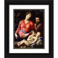 thumbnail image 1 of Agnolo Bronzino 19x24 Black Ornate Framed Double Matted Museum Art Print Titled: The Panciatichi Holy Family (About 1540), 1 of 5