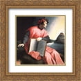 thumbnail image 1 of Agnolo Bronzino 2x Matted 20x22 Gold Ornate Framed Art Print 'Allegorical Portrait of Dante', 1 of 2