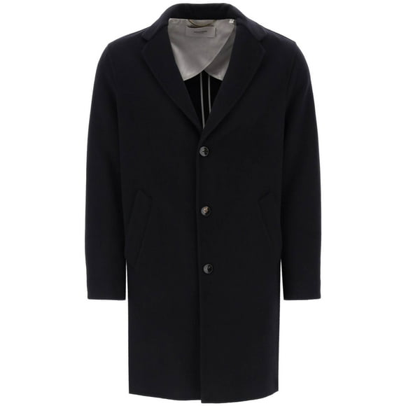 Agnona Single-Breasted Coat In Cashmere Men