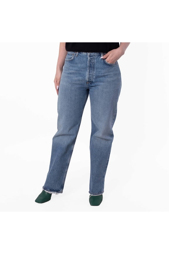 Fran Low Slung Straight Jeans, Size 29"