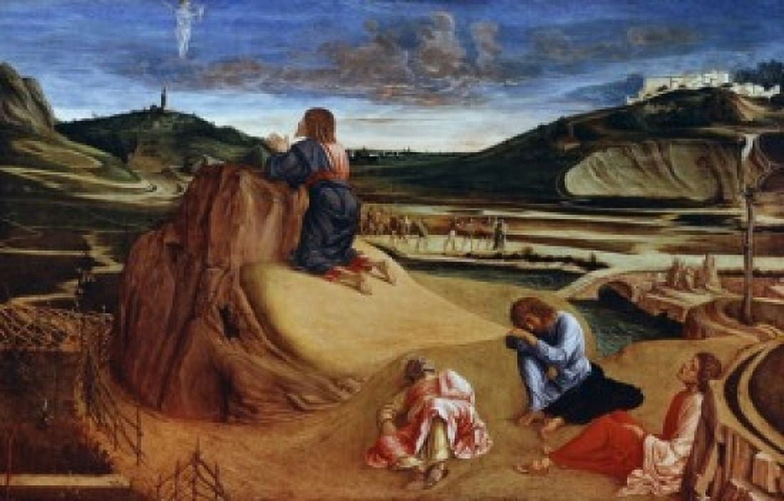 The Agony In The Garden C1465 Giovanni Bellini (ca1430-1516 Italian) Oil On Wood Panel National Gallery London England Canvas Art - Giovanni Bellini (24 x 36)