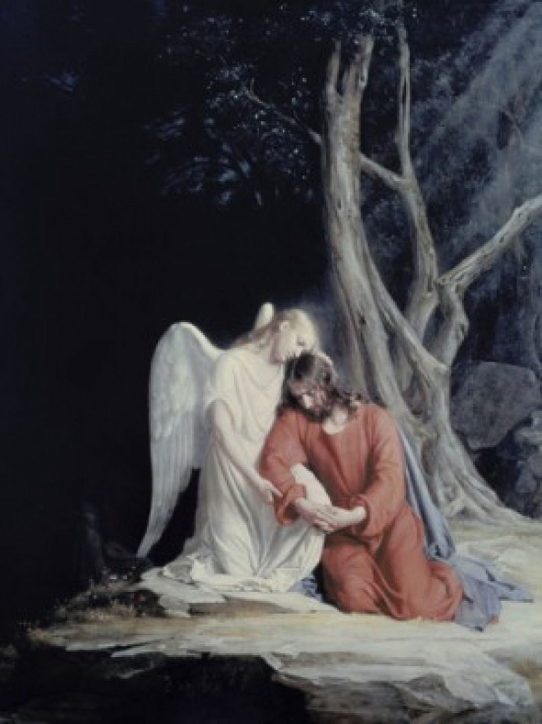 Agony in the Garden Carl Heinrich Bloch (1834-1890 Danish) Canvas Art - Carl Heinrich Bloch (18 x 24)