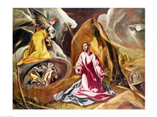 Agony in the Garden of Gethsemane Canvas Art - El Greco (36 x 24)