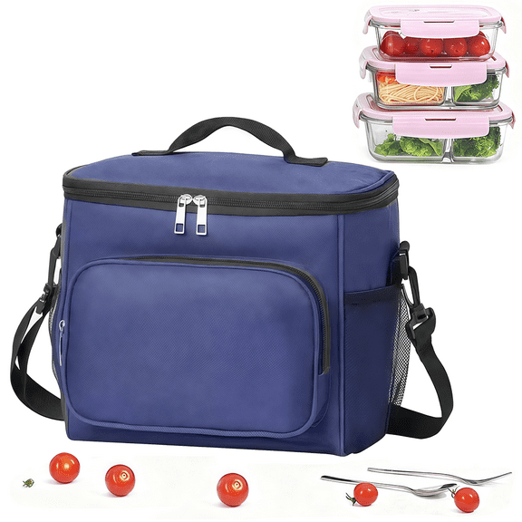 Agoplee Cooler Bag Insulated Bags Leakproof Lunch Cooler Tote with Multi-Pockets for Adult Insulated Thermal Bag for Beach, Picnic, Office Work