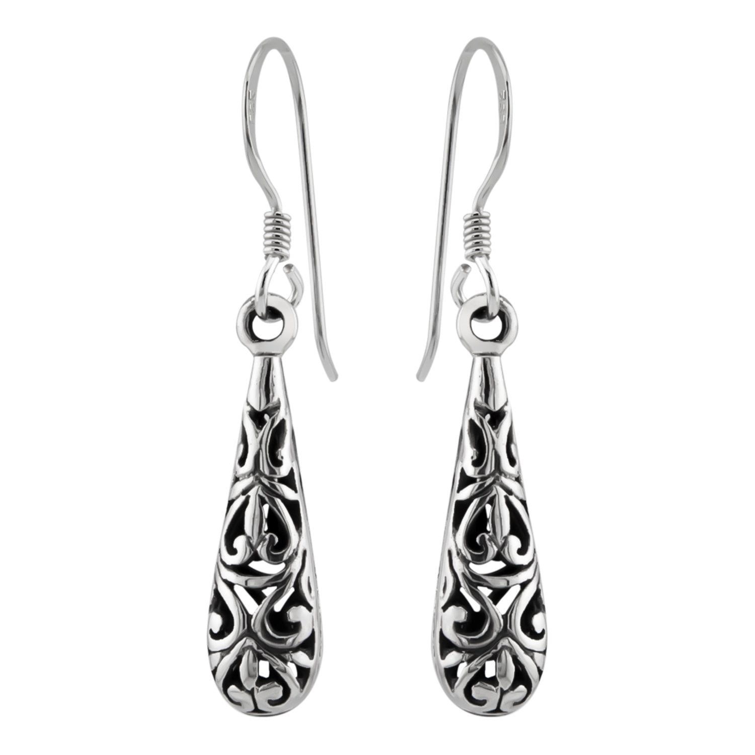 Agora Jewels Drop Pendant 925 Sterling Silver Charm Fish Hook Earrings for  Women, Girls, Jewelry Gift for Her, Mother, Wife, etc. 