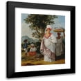 thumbnail image 1 of Agostino Brunias 15x18 Black Modern Framed Museum Art Print Titled - West Indian Creole Woman, with Her Black Servant (circa 1780), 1 of 5