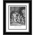 thumbnail image 1 of Agostino Carracci 2x Matted 20x24 Black Ornate Framed Art Print 'Aeneas and Dido', 1 of 2