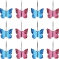 thumbnail image 1 of Agptek 12pcs Butterfly Shower Curtain Resin Hooks for Bathroom Decorative, 1 of 8