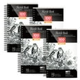 thumbnail image 1 of Agptek 4Packs 5.5*8.8 Inches Sketchbook 400 Sheets for Pen Pencil Pastel, 1 of 6