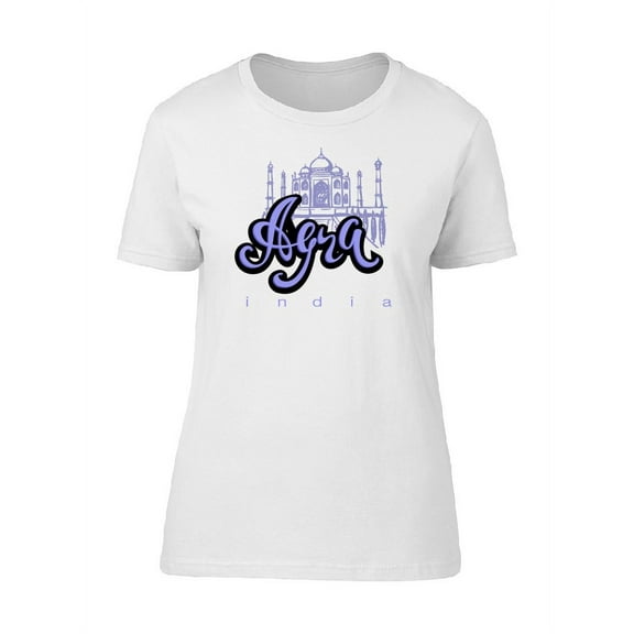 Agra, India. Purple Landscape T-Shirt Women -Image by Shutterstock, Female Large