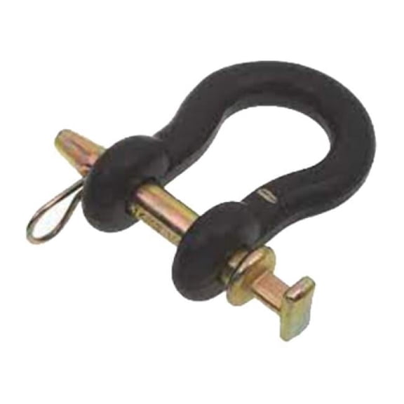 Agratronix 78178 0.875 x 3.25 in. Straight Clevis, Black Powder Coated