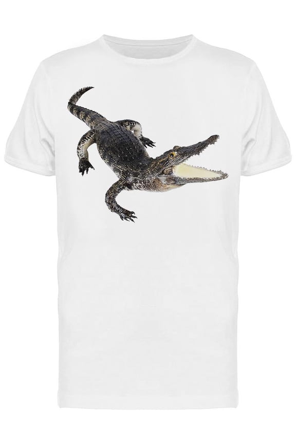 Agressive Crocodile T-Shirt Men -Image by Shutterstock, Male Large