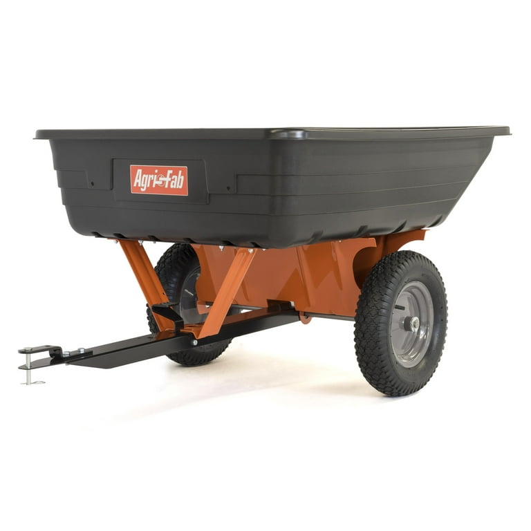 Agri-Fab, Inc. 10' Cubic Tow-Behind Poly Lawn and Garden Cart 
