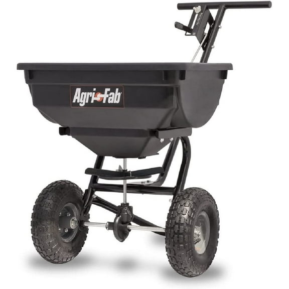 Agri-Fab Inc 45-0532 Pro Push Spreader Spreaer, 85-lb. Capacity, Black