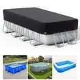 thumbnail image 1 of Agricasst Rectangular Pool Cover, 10X16FT Covers for Above Ground Pool Cover, 420D Inflatable Pool Cover Protector with Steel Rope for UV Resistant, Waterproof, Snowproof Windproof, Winter Pool Cover, 1 of 12