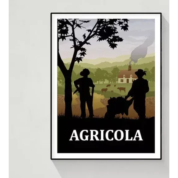 Agricola Board Game Poster Minimalist Wall Art Home Decor Vintage Art ...