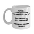 thumbnail image 1 of Agricultural Aircraft Pilot Coffee Person Mug - Funny Tea Cocoa Cup - Birthday Christmas Coffee Lover Cute Gag Gifts Idea, 1 of 1
