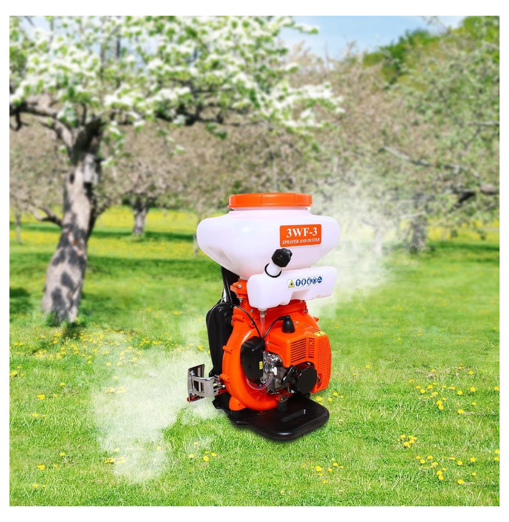 Agricultural Backpack Mist Sprayer 14L Gasoline Powered Fogger Backpack