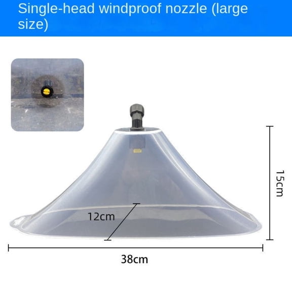 Agricultural Windproof Nozzle Power Sprayer Nozzle Rice Field Ridge Pesticide Herbicide Spray Head Garden Irrigation Supplies
