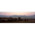 thumbnail image 1 of Agricultural field with a mountain range in the background, Transylvania, Romania Poster Print (18 x 6), 1 of 1