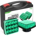 thumbnail image 1 of Agrieyes 2Pcs Wireless Emergency Strobe Lights for Trucks,Vehicles, Rechargeable Led Beacon Lights with Super Magnetic, 12-24V, Plow Flashing Hazard Warning Light for Tractor,Automotive, Boat (Green), 1 of 14