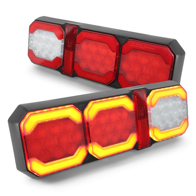 Agrieyes Triple Tail Lights, STF9 78LED RV Trailer Light Reflector