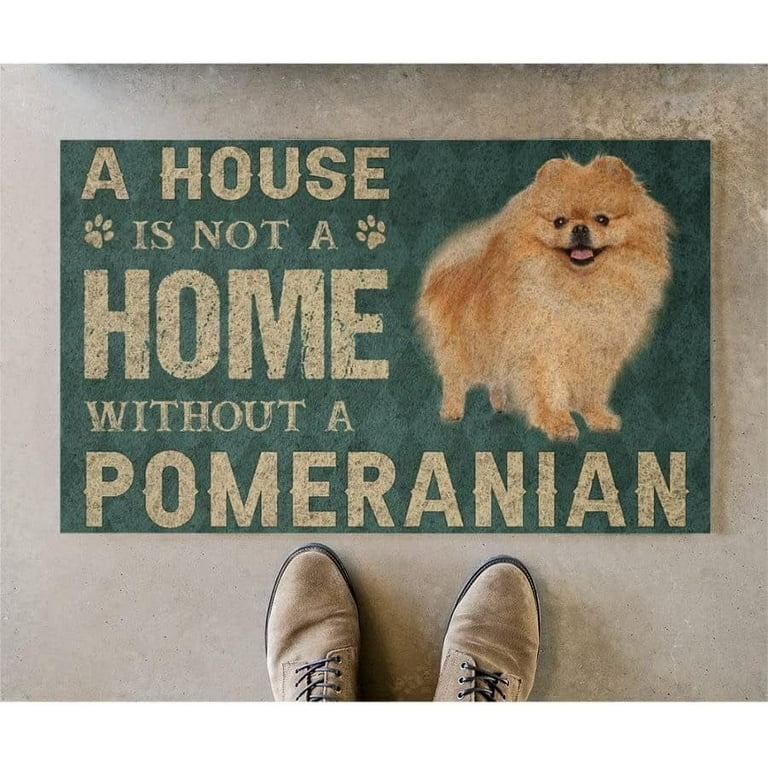 Pomeranian doormat hot sale