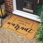 Agriism Come Back Doormat Housewarming Decor Gift Welcome Door Mat Polyester Floor Mat with Non Slip Rubber Carpet New Home Gift Wedding Gift 24X16 Inch