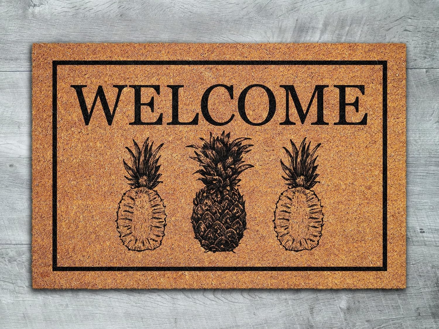 Agriism Pineapples Door Mat,Pineapples Pineapple Door Mats,Pineapple Funny