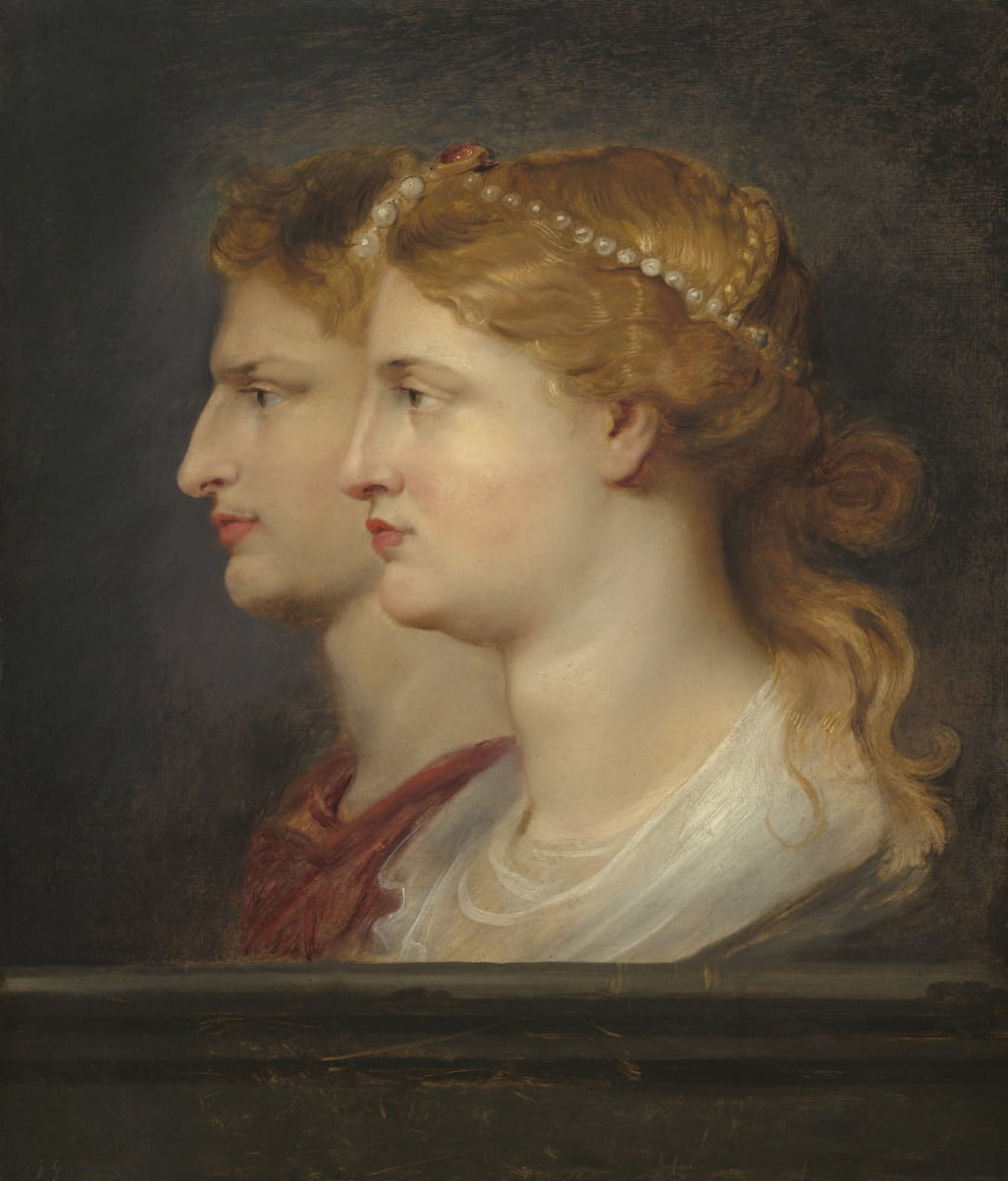 Agrippina And Germanicus Canvas Art - (18 x 24)