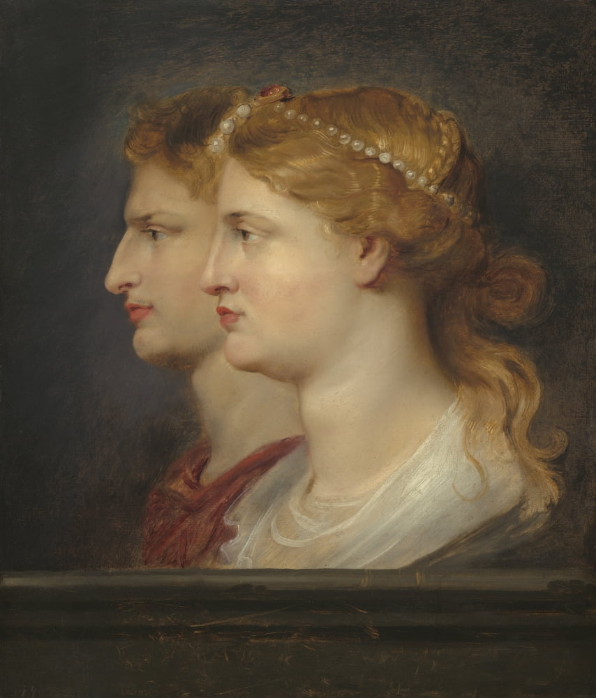 Agrippina And Germanicus Canvas Art - (24 x 36)