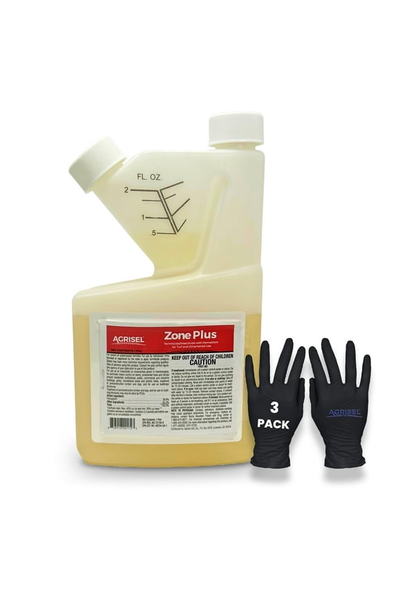 Zone Plus Insecticide, Eco-Friendly, Indoor/Outdoor, 16 oz + Gloves