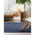thumbnail image 1 of Agro Richer Blue Dye Rectangle Jute Area Rugs for Living, Carpet for Kitchen outdoor & Indoor (2x5" Feet), 1 of 5
