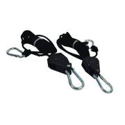 AgroMax Heavy-Duty Adjustable 1/8-Inch Ratchet Grow Light Hangers One Pair