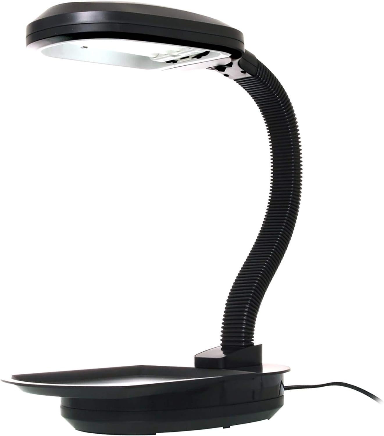 ArcFlex Black Adjustable Height 27W Floor Plant Light