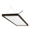 thumbnail image 1 of Agrobrite FLP46 Designer T5 324W 4 Foot 6-Tube Daisy Chainable Grow Light Fixture with Bulbs, 1 of 7